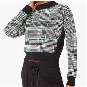 Champion Mock Neck Crop Sweatshirt